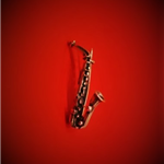 Saksofon - Sax - broszka SREBRO Pr.925 B039 Zebra Music