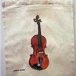 Torba BAG07 skrzypce - bawełniana torba na zakupy Zebra Music