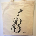 Torba BAG10 skrzypce - bawełniana torba na zakupy Zebra Music