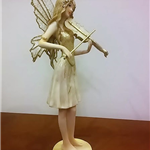 Elf ze skrzypcami 08 figurka dekoracyjna Aniołek