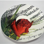 Filiżanka z nutami - porcelana -nuty - znakomity prezent dla muzyka