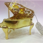 Fortepian miniatura z kryształami Swarovskiego - ZEBRA Music - Swarovski 0240