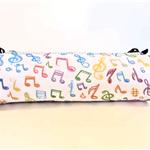 Piórnik z motywem nutowym P24 - nuty - klucz wiolinowy - Made in Poland - muzyczny piórnik - Zebra Music