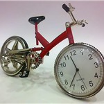 Zegarek - miniatura roweru - miniaturowy rower z zegarkiem ZEBRA Music ZEG023