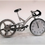 Zegarek - miniatura roweru - kolarzówka - miniaturowy rower z zegarkiem ZEBRA Music ZEG038