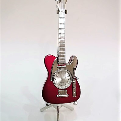 Zegarek - miniatura gitary elektrycznej typu tele - miniaturowa gitara z zegarkiem ZEBRA Music ZEG036
