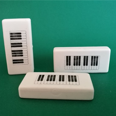 Gumka do zmazywania  GM01 - klawiatura fortepianu - ZebraMusic - Made in Poland