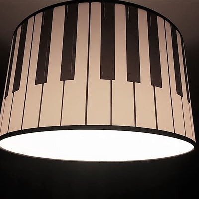 Muzyczna lampa - klawiatura fortepianu - L02 - pianino - fortepian - Zebra Music - zwis - lampa wisząca