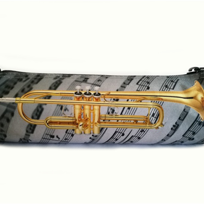 Piórnik z trąbką - P20 - trąbka - trumpet - Made in Poland - muzyczny piórnik - Zebra Music