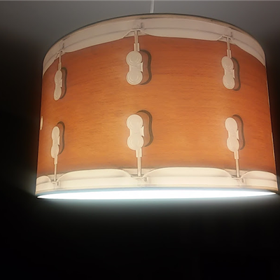Muzyczna lampa Werbel - L01 - świecący werbel - Zebra Music - zwis - lampa wisząca