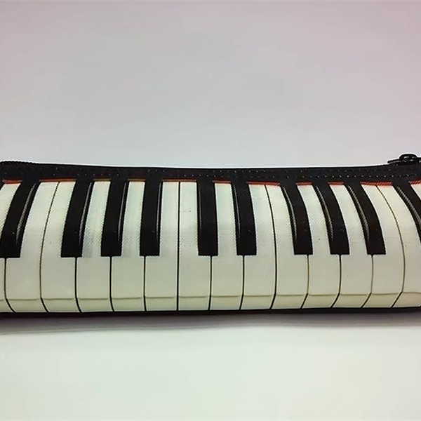 Piórnik z klawiaturą fortepianu P01- Pianino -Fortepian - Made in Poland - muzyczny piórnik - Zebra Music