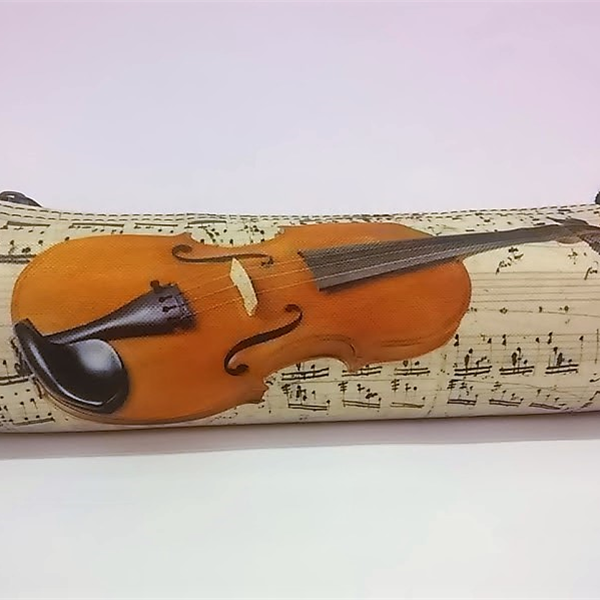 Piórnik ze skrzypcami - P03 - skrzypce - violin - Made in Poland - muzyczny piórnik - Zebra Music