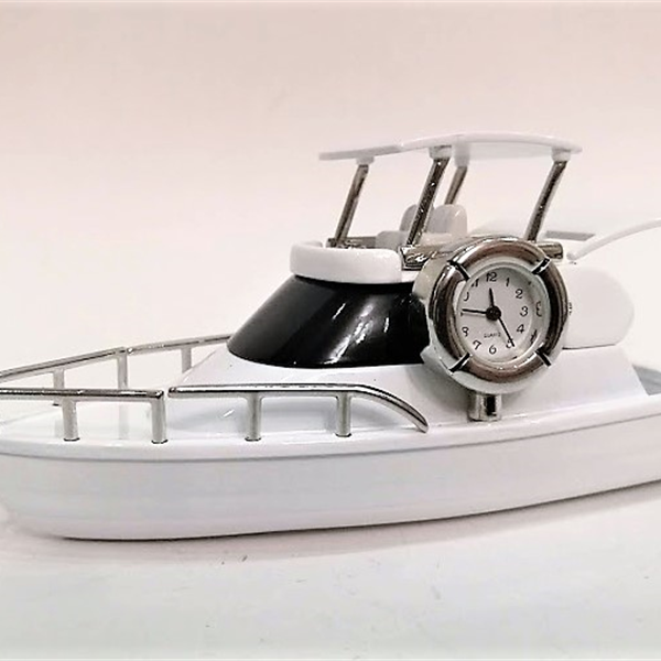 Zegarek - miniatura jachtu - łódź - miniaturowy jacht z zegarkiem ZEBRA Music ZEG033